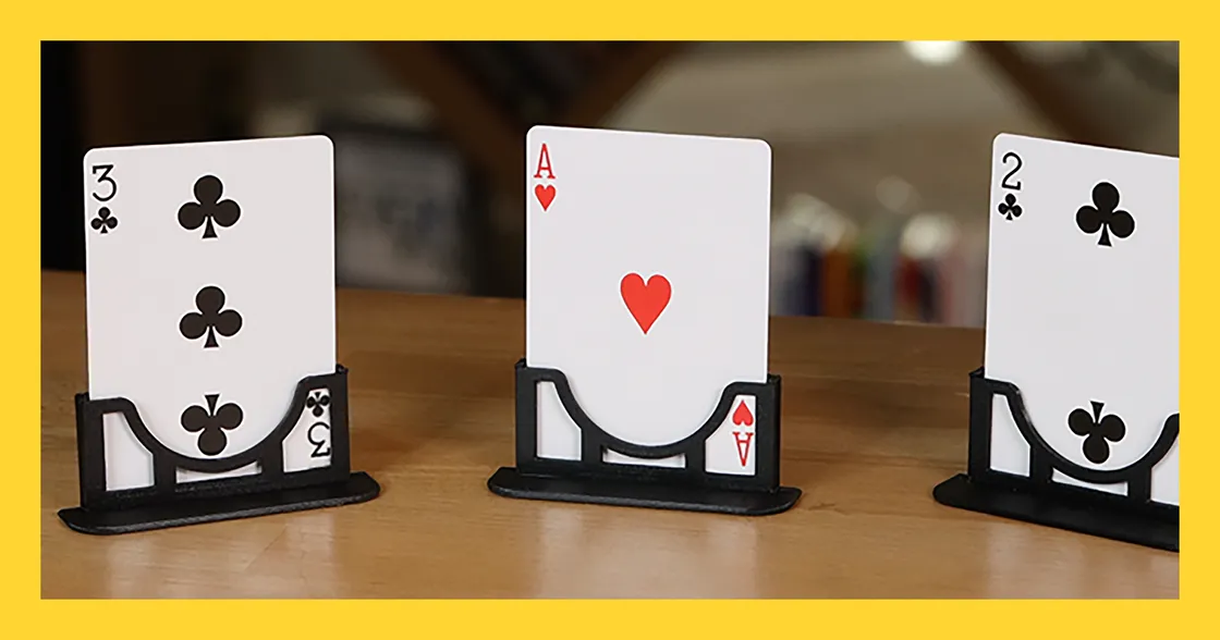 Three Card Monte Stand