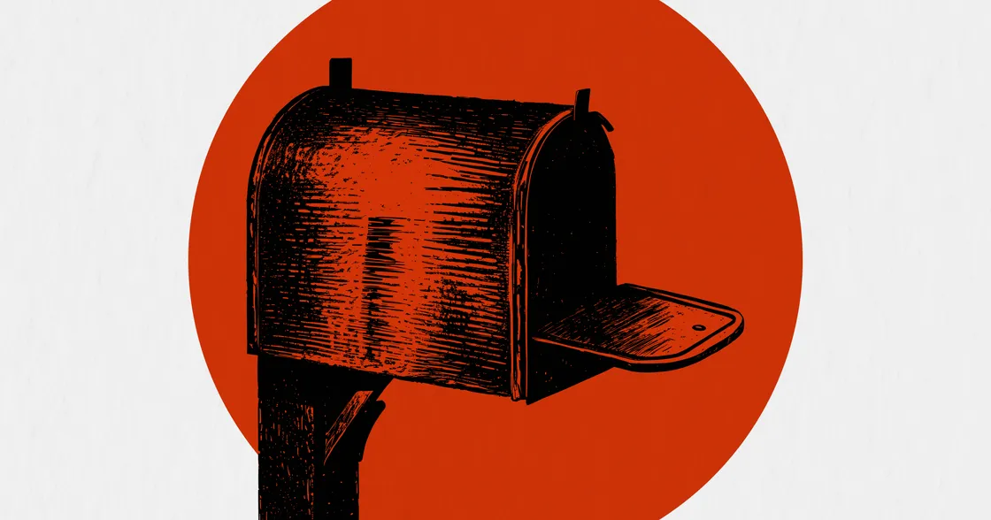 Illustration of mailbox