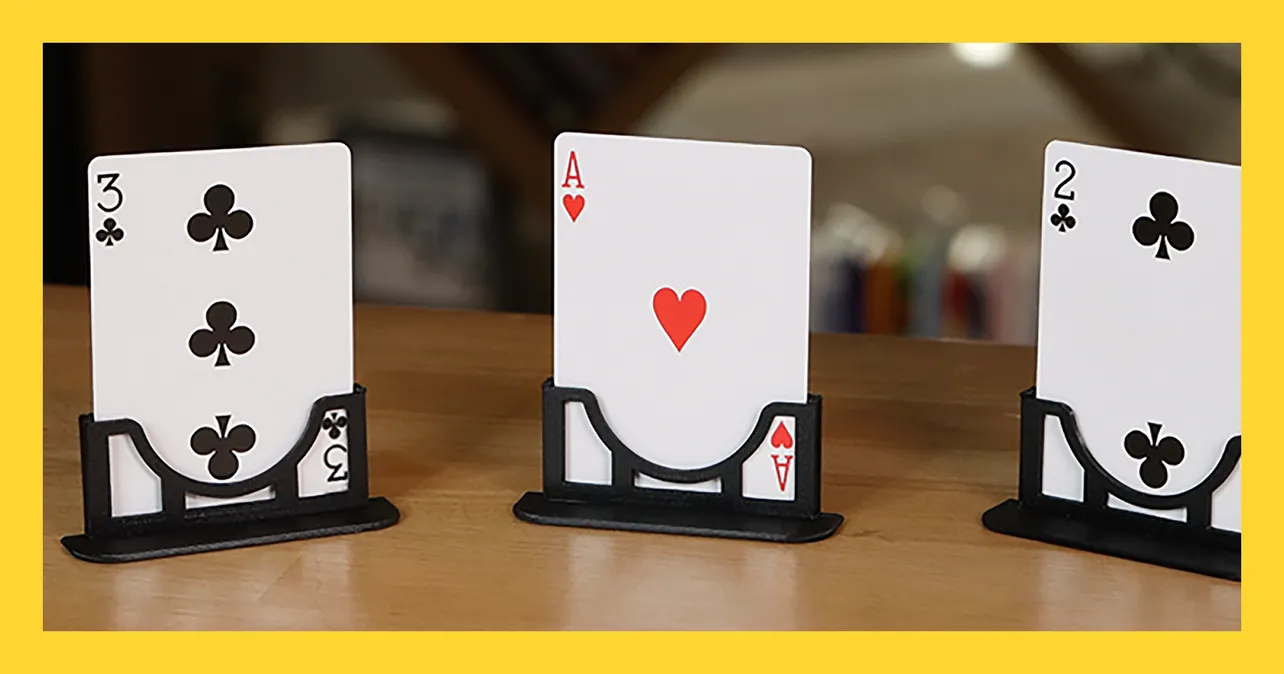 Three Card Monte Stand